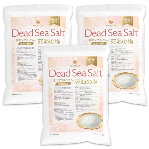 NICHIGA(ニチガ) 〈フレークタイプ〉 死海の塩 Dead Sea Salt 3.5kg